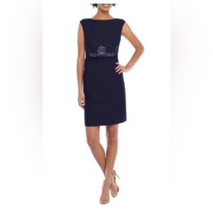 NWT The Limited Navy dress with lace details size 10
